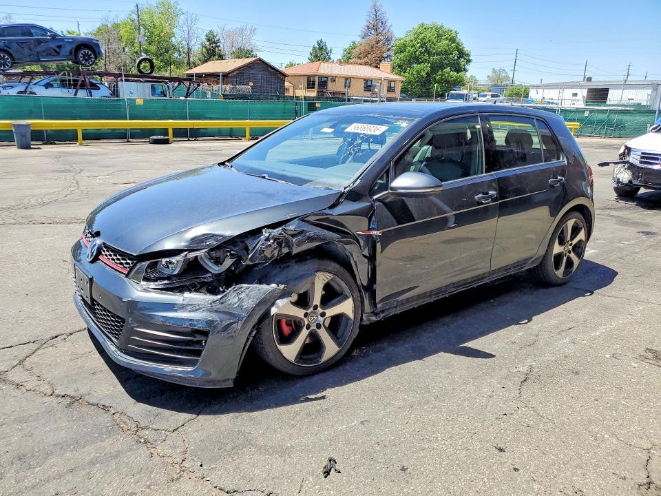 56866936 :رقم المزاد ، 3VW4T7AU6FM073248 vin ، 2015 Volkswagen Gti مزاد بيع