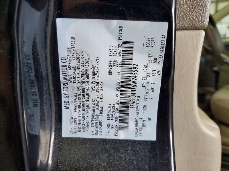 Aukcja sprzedaży 2006 Ford Focus, vin: 1FAFP34N16W245592, numer aukcji: 79133705