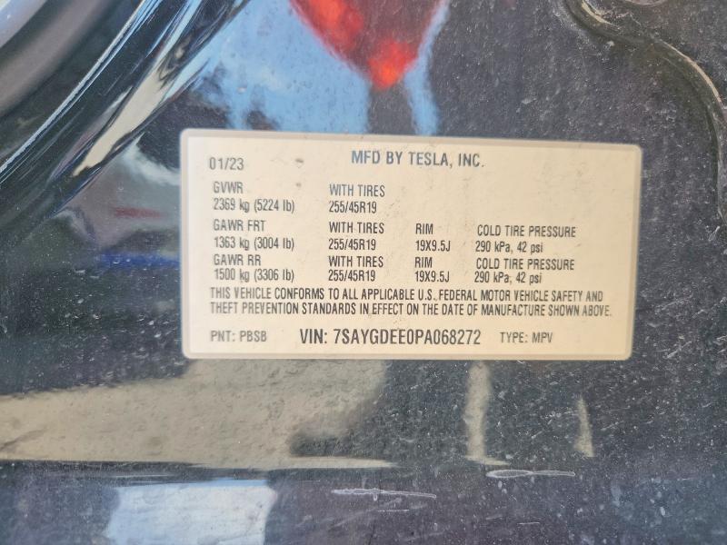 Aukcja sprzedaży 2023 Tesla Model Y, vin: 7SAYGDEE0PA068272, numer aukcji: 49831946