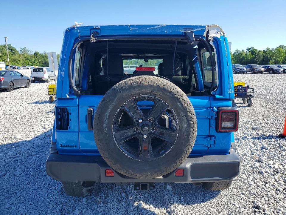 Продаж на аукціоні авто 2021 Jeep Wrangler Unlimited, vin: 1C4HJXEG0MW753318, номер лоту: 55543446