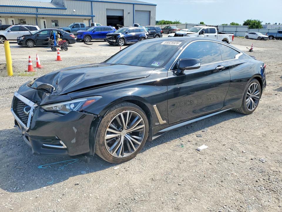 55825926 :رقم المزاد ، JN1EV7EL0KM291441 vin ، 2019 Infiniti Q60 مزاد بيع