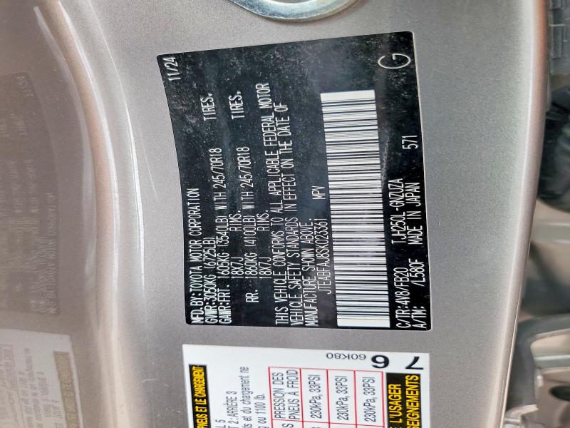 57146486 :رقم المزاد ، JTEABFAJ8SK023361 vin ، 2025 Toyota Land Cruiser مزاد بيع