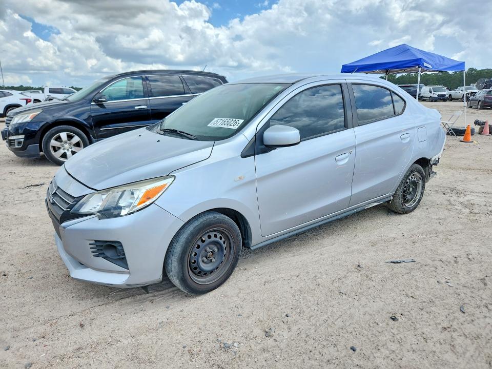 57165026 :رقم المزاد ، ML32FUFJ6NHF02735 vin ، 2022 Mitsubishi Mirage مزاد بيع