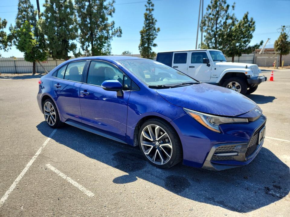 2020 Toyota Corolla მანქანა იყიდება აუქციონზე, vin: JTDS4RCE8LJ008502, აუქციონის ნომერი: 56526666