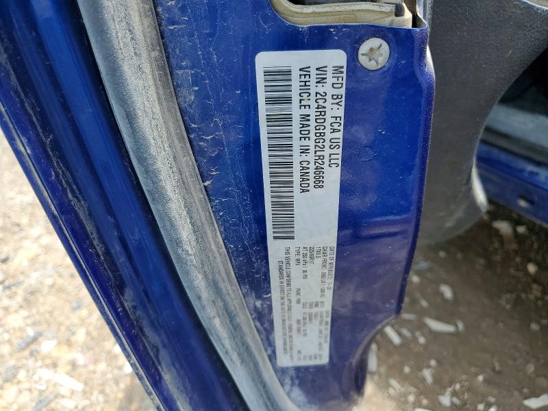 Aukcja sprzedaży 2020 Dodge Grand Caravan, vin: 2C4RDGBG2LR246668, numer aukcji: 55175486