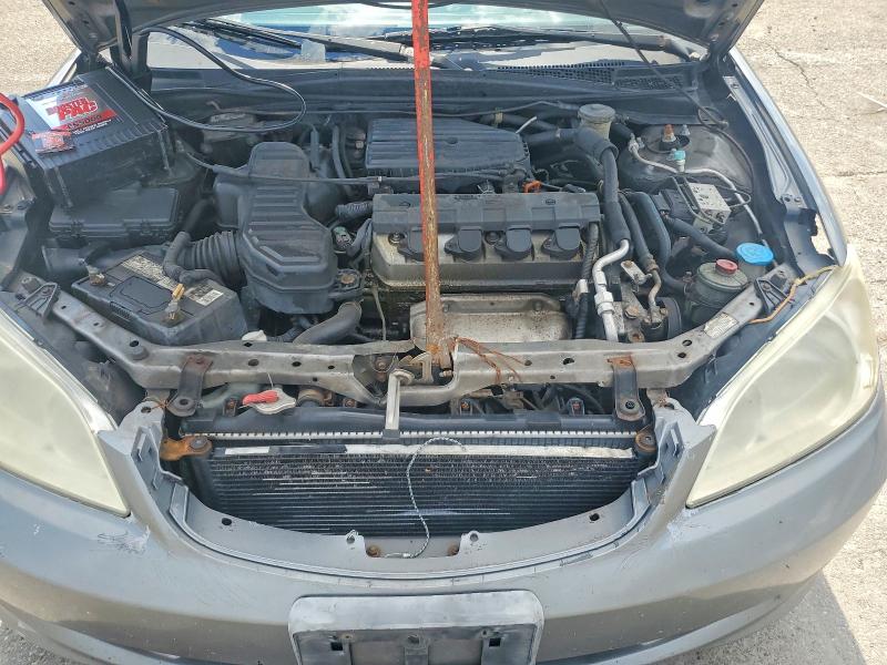 2004 Honda Civic მანქანა იყიდება აუქციონზე, vin: 1HGEM22924L020791, აუქციონის ნომერი: 55755126