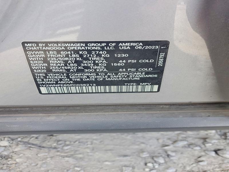 Продаж на аукціоні авто 2023 Volkswagen Id.4, vin: 1V2WNPE85PC036213, номер лоту: 58252226