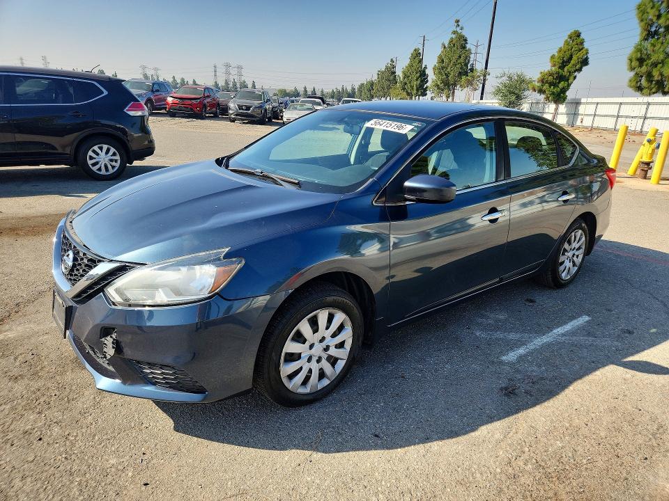 Auction sale of the 2017 Nissan Sentra, vin: 3N1AB7AP8HL640302, lot number: 56415196