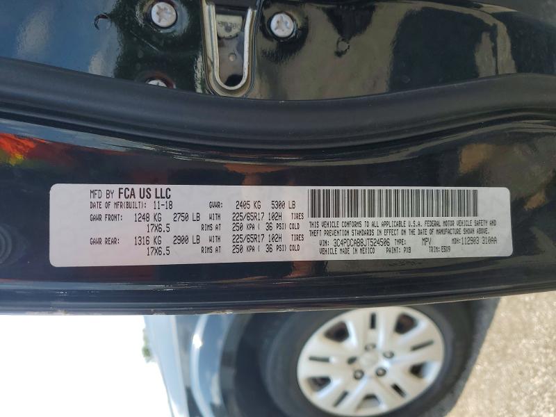 58749896 :رقم المزاد ، 3C4PDCAB8JT524506 vin ، 2018 Dodge Journey مزاد بيع