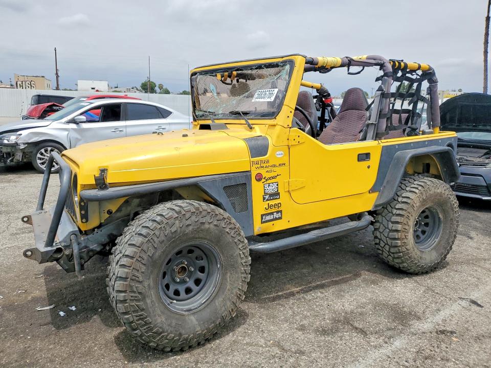 Продажа на аукционе авто 2000 Jeep Wrangler / Tj, vin: 1J4FA49S0YP738560, номер лота: 58836766