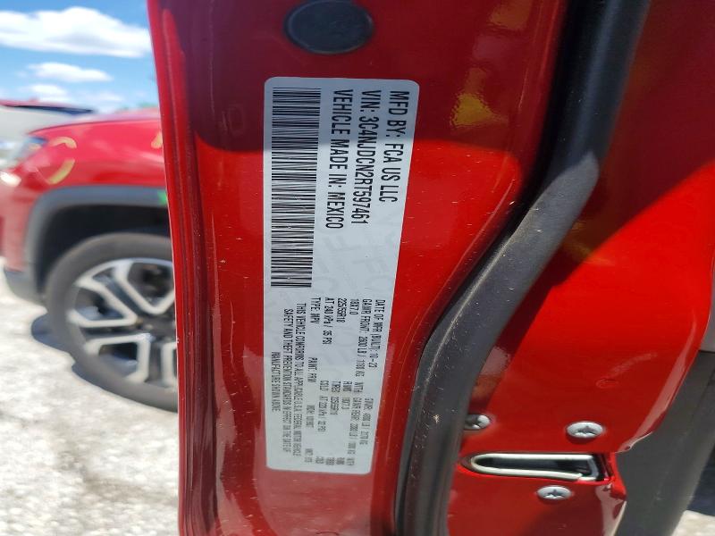 57865256 :رقم المزاد ، 3C4NJDCN2RT597461 vin ، 2024 Jeep Compass مزاد بيع
