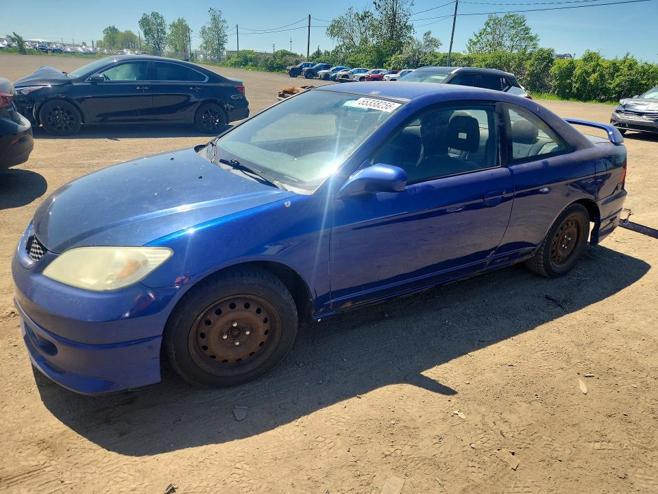 55338256 :رقم المزاد ، 1HGEM212X5L805257 vin ، 2005 Honda Civic مزاد بيع