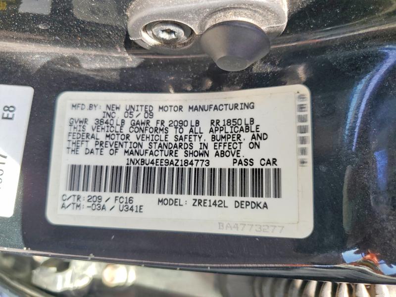 56136906 :رقم المزاد ، 1NXBU4EE9AZ184773 vin ، 2010 Toyota Corolla مزاد بيع