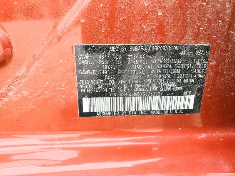 Продажа на аукционе авто 2025 Subaru Crosstrek, vin: 4S4GUHM6XS3751927, номер лота: 57445086