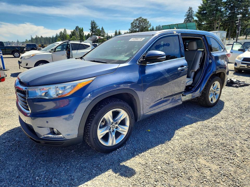 2016 Toyota Highlander მანქანა იყიდება აუქციონზე, vin: 5TDYKRFH8GS180771, აუქციონის ნომერი: 57200276