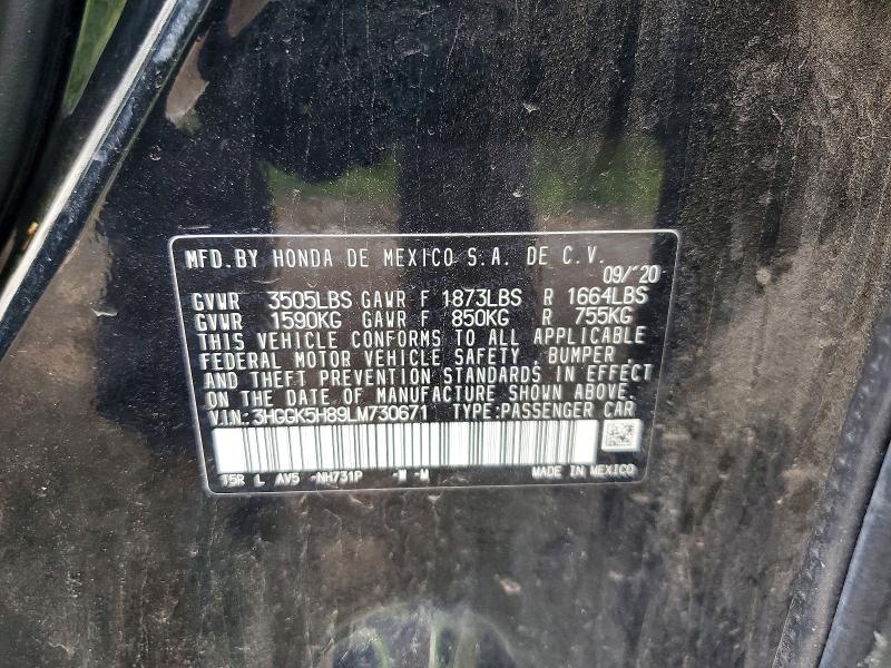 Продаж на аукціоні авто 2020 Honda Fit, vin: 3HGGK5H89LM730671, номер лоту: 57884716