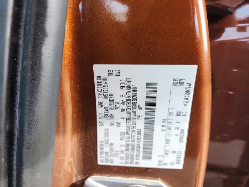 Продажа на аукционе авто 2017 Ford Escape, vin: 1FMCU9G9XHUE13893, номер лота: 55701396