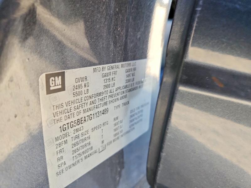 Aukcja sprzedaży 2016 Gmc Canyon, vin: 1GTG5BEA7G1131489, numer aukcji: 56976996