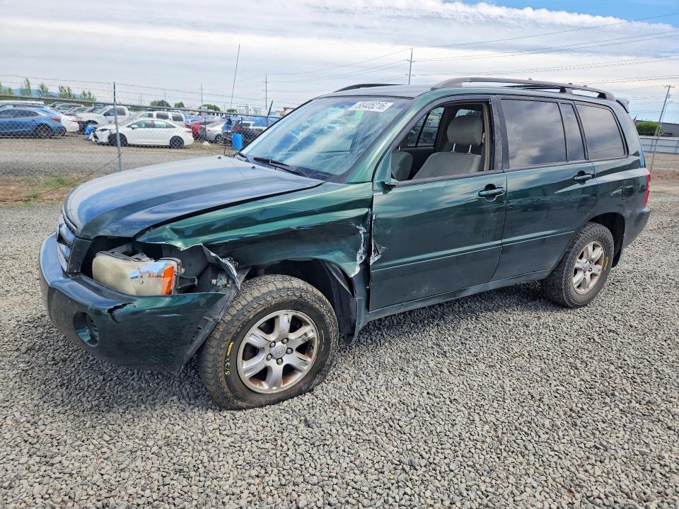 Aukcja sprzedaży 2003 Toyota Highlander, vin: JTEHD21AX30021643, numer aukcji: 58405216