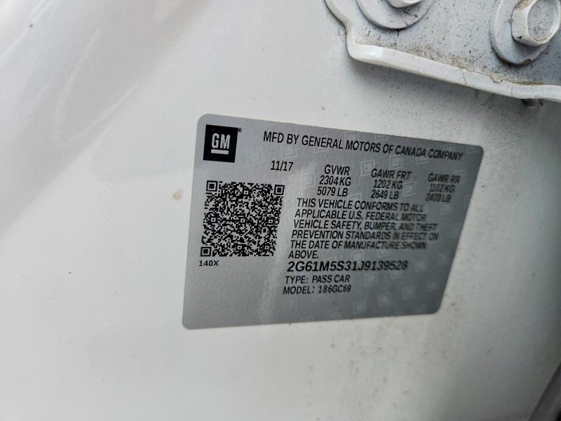 Aukcja sprzedaży 2018 Cadillac Xts, vin: 2G61M5S31J9139528, numer aukcji: 57667646