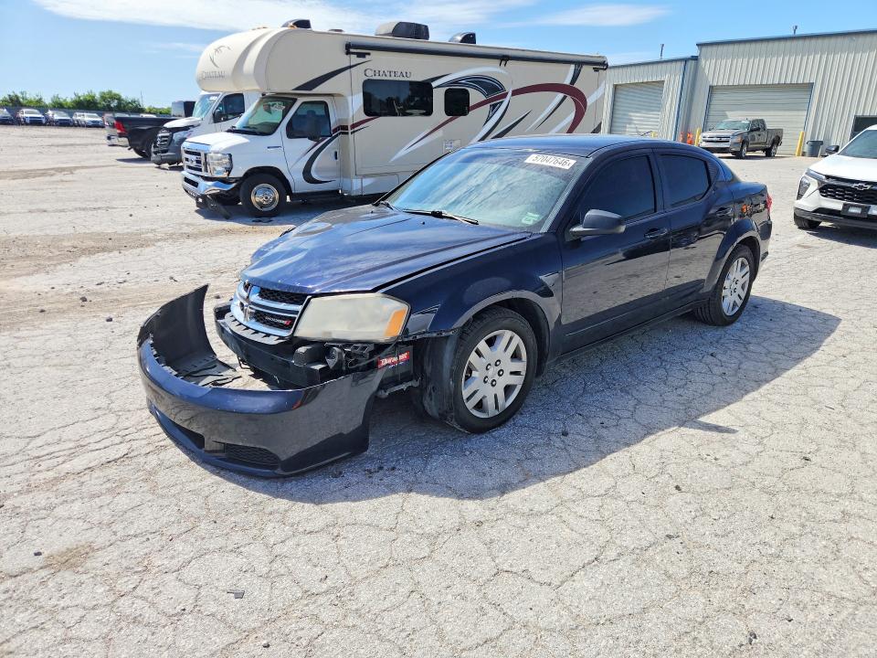 57047646 :رقم المزاد ، 1C3CDZAG5CN309542 vin ، 2012 Dodge Avenger مزاد بيع