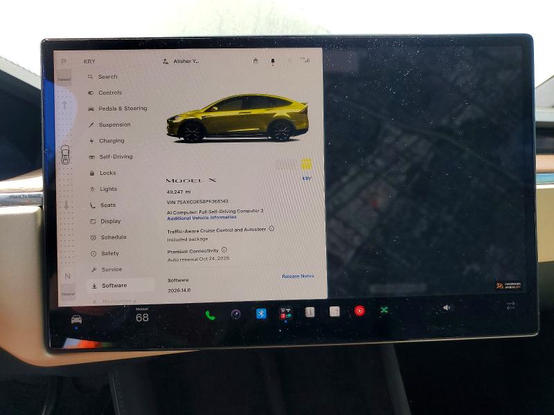 Продаж на аукціоні авто 2023 Tesla Model X, vin: 7SAXCDE58PF366143, номер лоту: 58231356