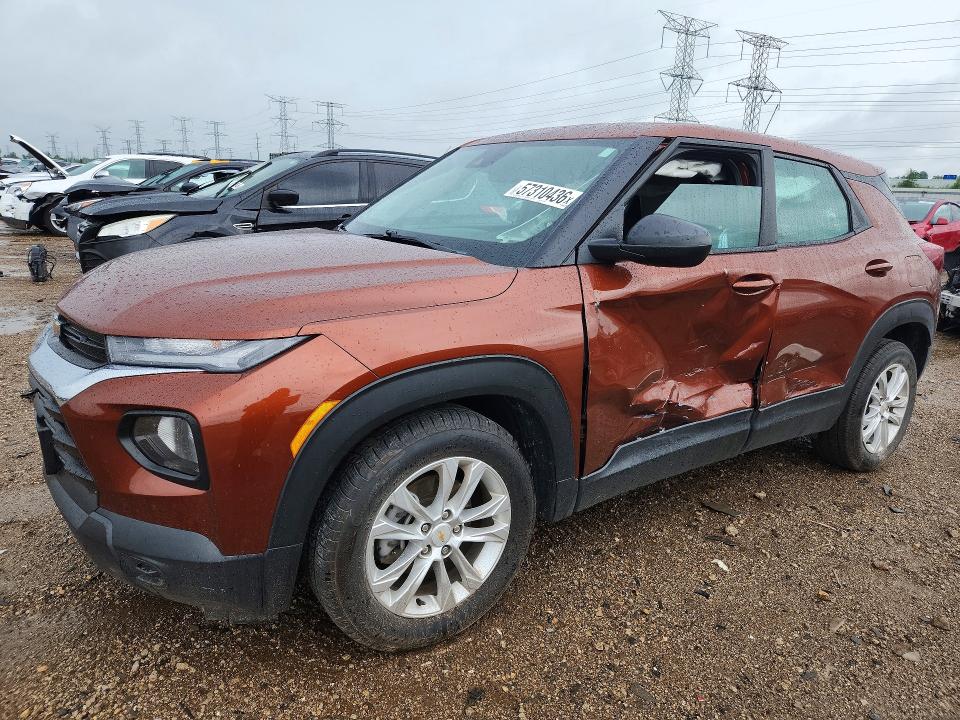 57310436 :رقم المزاد ، KL79MMS29MB153260 vin ، 2021 Chevrolet Trailblazer مزاد بيع
