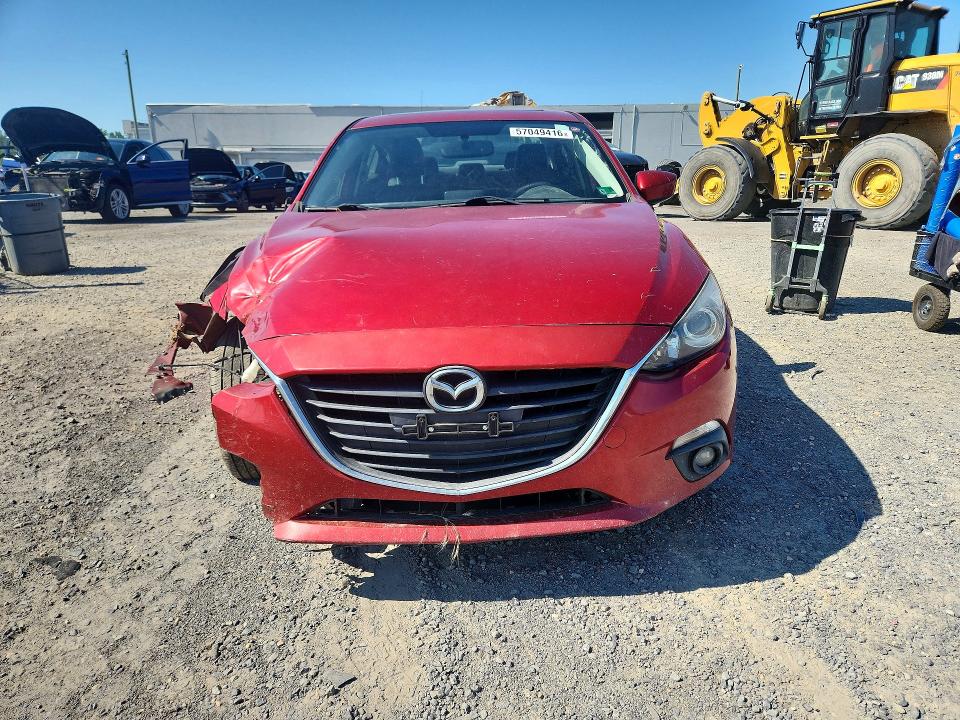 57049416 :رقم المزاد ، 3MZBM1W71FM161791 vin ، 2015 Mazda 3 مزاد بيع