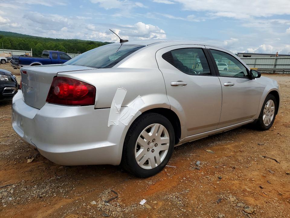 58043976 :رقم المزاد ، 1C3CDZAB3CN102507 vin ، 2012 Dodge Avenger مزاد بيع