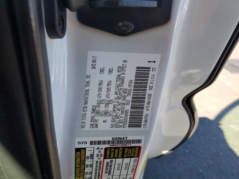 2017 Toyota Tacoma მანქანა იყიდება აუქციონზე, vin: 5TFRX5GN3HX098851, აუქციონის ნომერი: 57068966