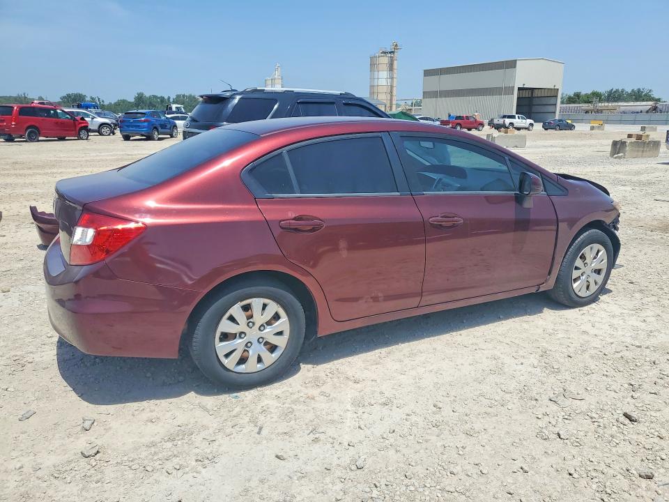 Продажа на аукционе авто 2012 Honda Civic, vin: 19XFB2F59CE003722, номер лота: 58071616