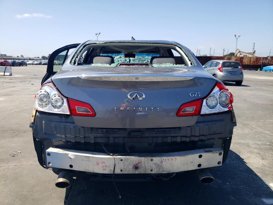 56852056 :رقم المزاد ، JN1DV6AP9BM602816 vin ، 2011 Infiniti G25 Sedan مزاد بيع