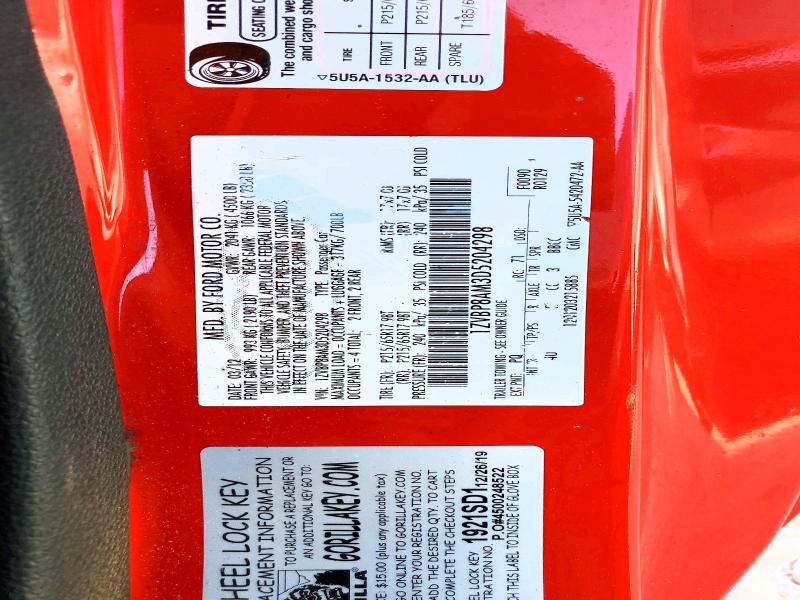 2013 Ford Mustang მანქანა იყიდება აუქციონზე, vin: 1ZVBP8AM3D5204298, აუქციონის ნომერი: 57752136