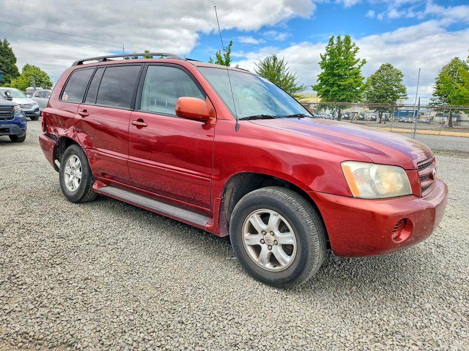 2001 Toyota Highlander მანქანა იყიდება აუქციონზე, vin: JTEHF21A610023316, აუქციონის ნომერი: 54536276