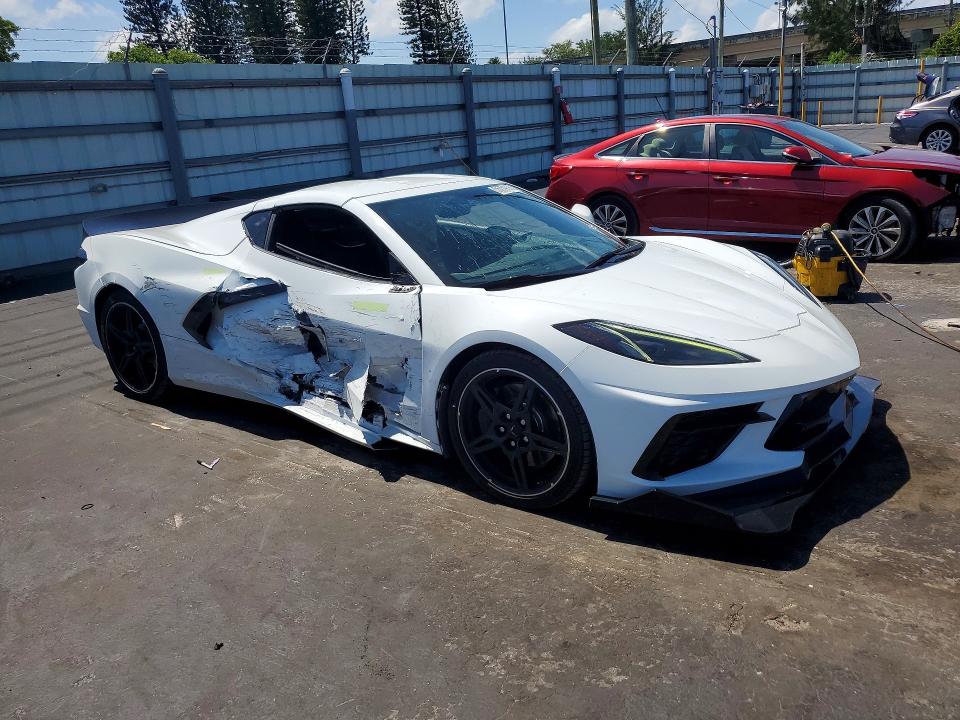 56754196 :رقم المزاد ، 1G1Y72D41L5100051 vin ، 2020 Chevrolet Corvette مزاد بيع