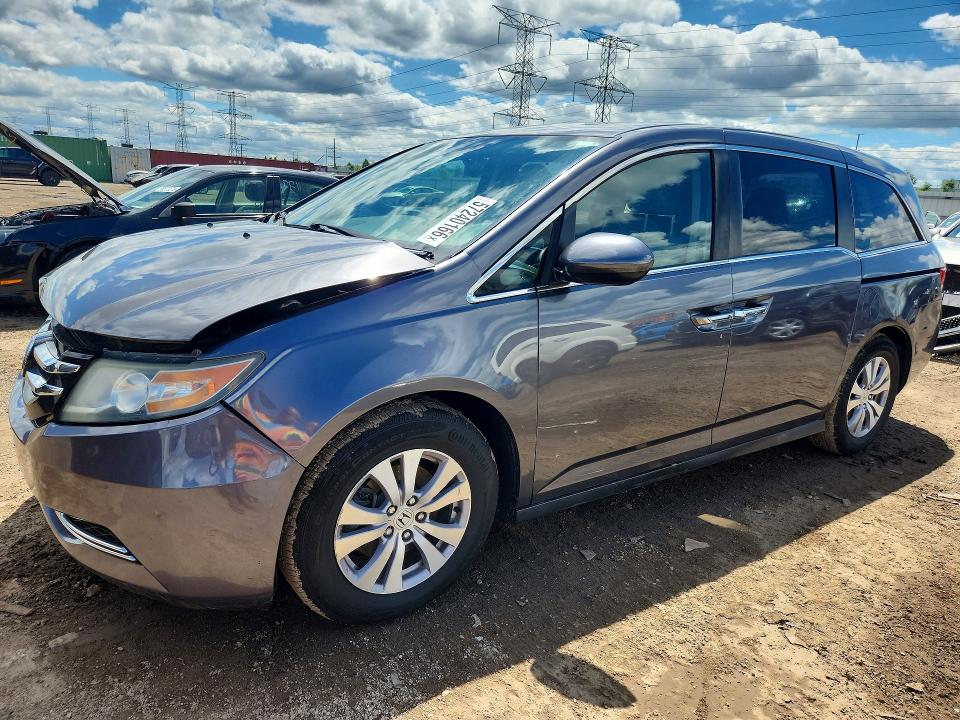 57240166 :رقم المزاد ، 5FNRL5H6XGB025844 vin ، 2016 Honda Odyssey مزاد بيع