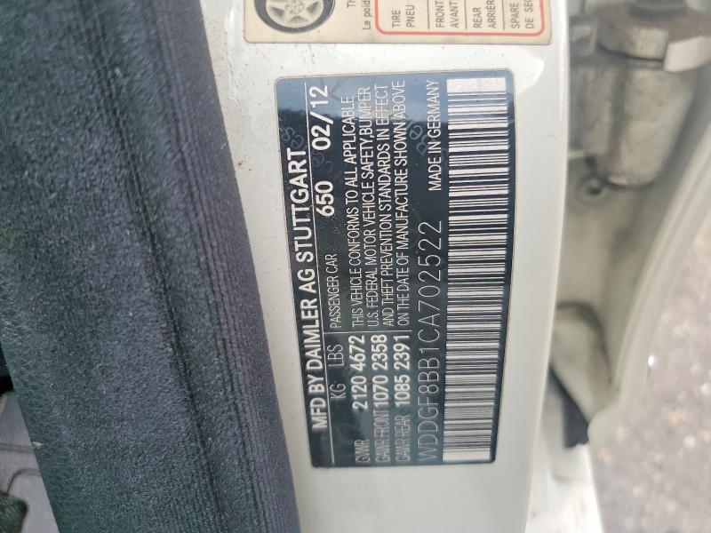 Aukcja sprzedaży 2012 Mercedes-benz C, vin: WDDGF8BB1CA702522, numer aukcji: 56184916