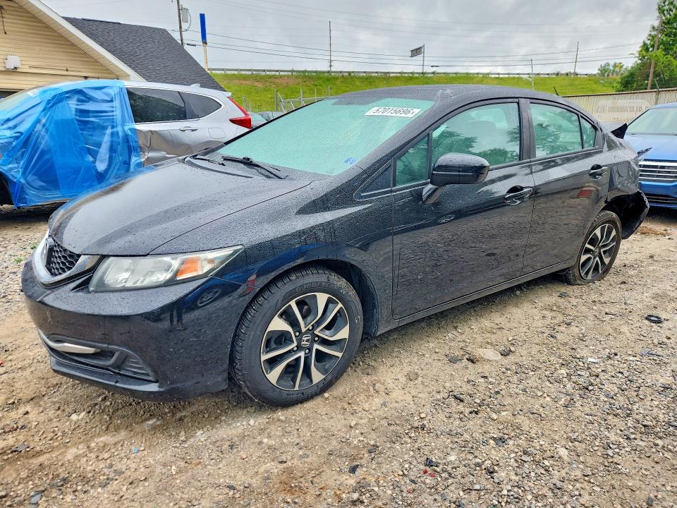 57015696 :رقم المزاد ، 2HGFB2F87EH558266 vin ، 2014 Honda Civic مزاد بيع