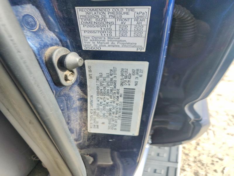 56096776 :رقم المزاد ، JTEBU17R038010519 vin ، 2003 Toyota 4runner مزاد بيع