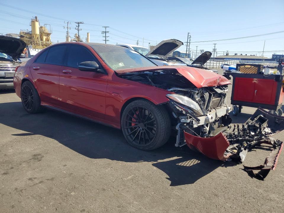 56511766 :رقم المزاد ، 55SWF8HB5GU117922 vin ، 2016 Mercedes-benz C مزاد بيع