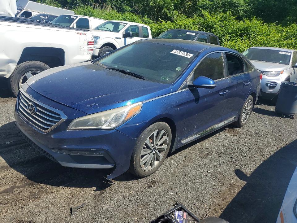Продажа на аукционе авто 2016 Hyundai Sonata, vin: 5NPE34AFXGH273998, номер лота: 55627636