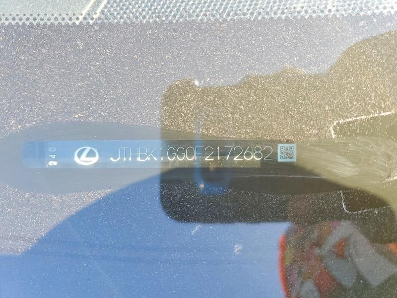 56542276 :رقم المزاد ، JTHBK1GG0F2172682 vin ، 2015 Lexus Es مزاد بيع