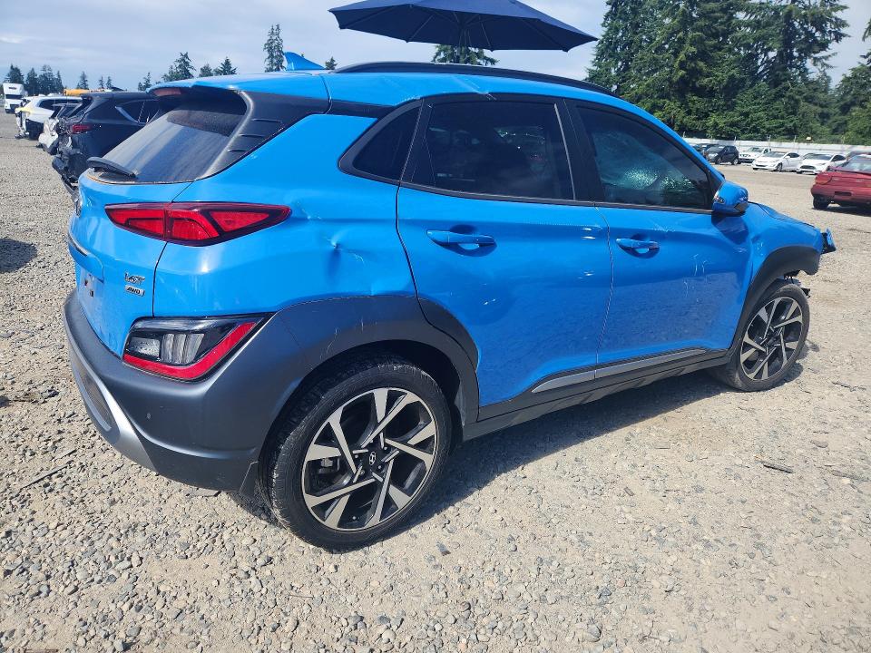 55911356 :رقم المزاد ، KM8K5CA33NU901248 vin ، 2022 Hyundai Kona مزاد بيع