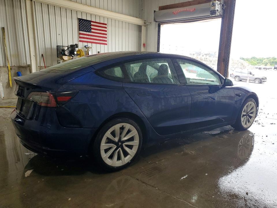 2022 Tesla Model 3 მანქანა იყიდება აუქციონზე, vin: 5YJ3E1EAXNF370807, აუქციონის ნომერი: 56760156