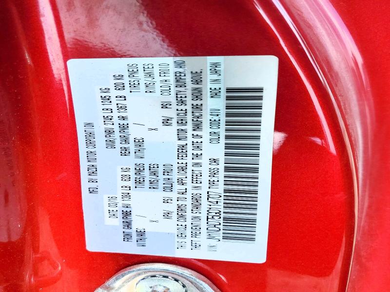 Aukcja sprzedaży 2016 Mazda Mx-5 Miata, vin: JM1NDAD75G0114707, numer aukcji: 58631106