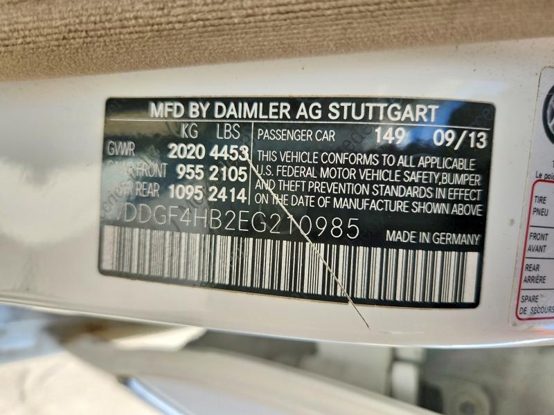 Продаж на аукціоні авто 2014 Mercedes-benz C, vin: WDDGF4HB2EG210985, номер лоту: 56337636