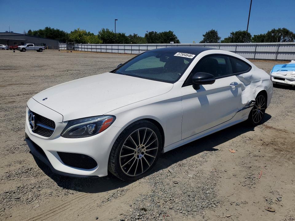 2018 Mercedes-benz C მანქანა იყიდება აუქციონზე, vin: WDDWJ4JB1JF664231, აუქციონის ნომერი: 57584646