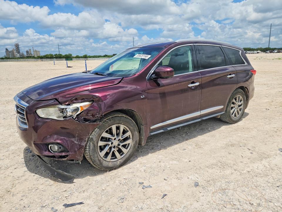 55620166 :رقم المزاد ، 5N1AL0MNXFC505466 vin ، 2015 Infiniti Qx60 مزاد بيع