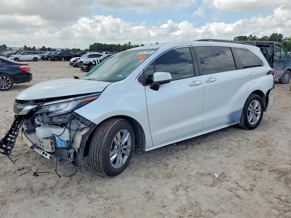 2022 Toyota Sienna მანქანა იყიდება აუქციონზე, vin: 5TDJSKFC2NS046655, აუქციონის ნომერი: 56817406