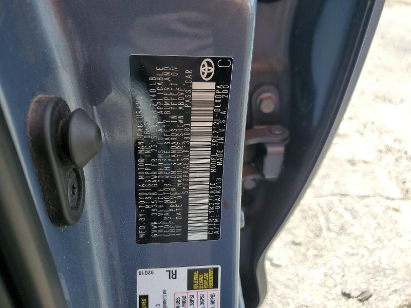 2020 Toyota Corolla მანქანა იყიდება აუქციონზე, vin: 5YFDPRAE8LP138083, აუქციონის ნომერი: 56111786